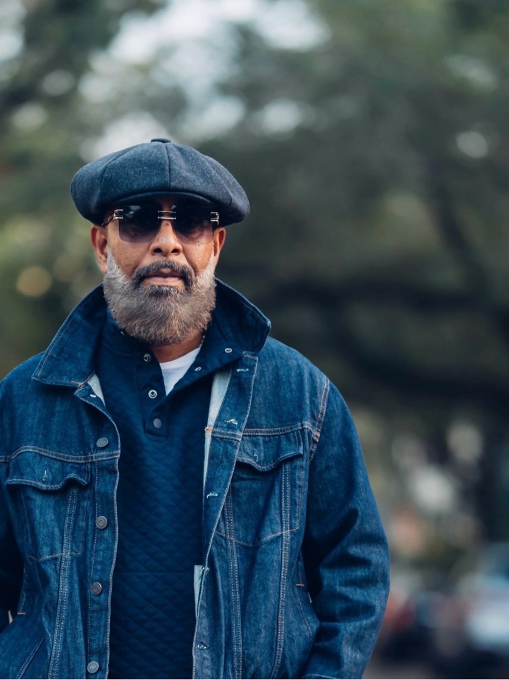 Bruno Capelo Charcoal Wool Newsboy Cap